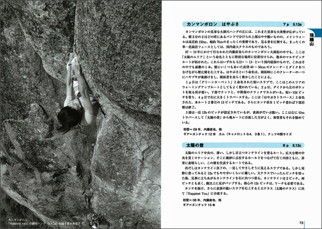 日本マルチピッチ フリークライミングルート図集 | 山と溪谷社